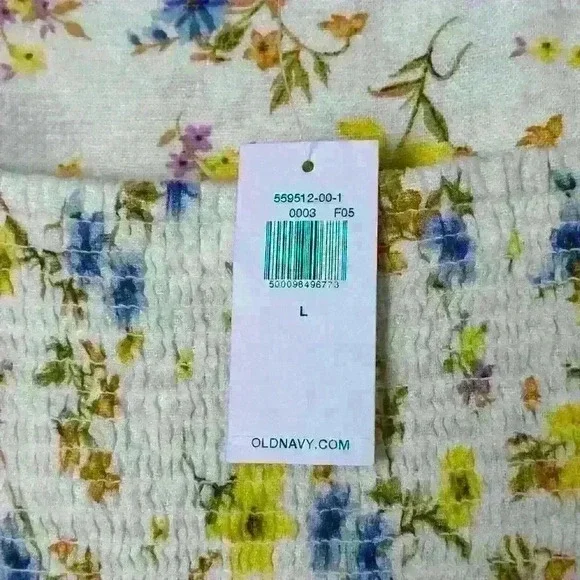 Old Navy Fit & Flare Tie-Strap Linen-Blend Mini Dress Size Large NWT - Picture 10 of 13